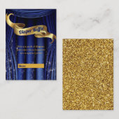 Royal Prince Diaper Raffles Tickets Begleitkarte (Vorne/Hinten)