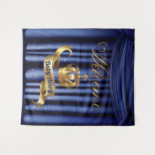 Royal Prince Welcome Baby Dusche Wandteppich (Vorderseite (Horizontal))