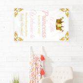 Royal Princess Baby Showbanner Banner (Insitu)