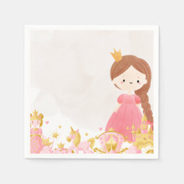 Royal Princess Birthday Party Serviette