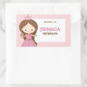 Royal Princess Book Label / Gift Tag Sticker (Tasche)