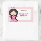 Royal Princess Book Label / Gift Tag Sticker (Tasche)