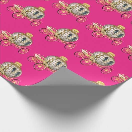 Royal Princess Carriage Geschenkpapier (Ecke)