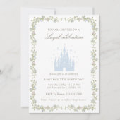 Royal Princess Castle Birthday Party Fairytale  Einladung (Vorderseite)