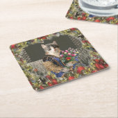 Royal Princess Cat Christmas Paper Untersetzer (angewinkelt)