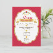 Royal Princess Celebration Party Einladung (12x18) (Stehend Vorderseite)