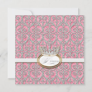 Royal Princess Crown Baby Girl Geburtserklärung Ankündigung