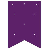 Royal Princess Crown & Royal Lila Wimpelkette (Dritte Fahne)