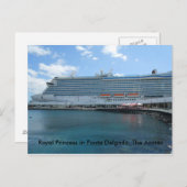 Royal Princess Cruise Ship Postkarte (Vorne/Hinten)