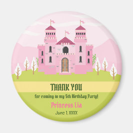 Royal Princess Girl Birthday Party Magnet