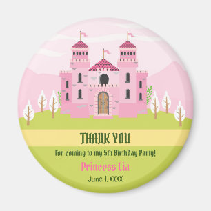 Royal Princess Girl Birthday Party Magnet