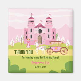Royal Princess Girl Birthday Party Magnet