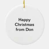 Royal Princess Keramikornament (Hinten)