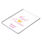 Royal Princess Notizblock (Linke Seite)