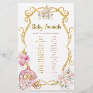 Royal Princess Pink Carriage Baby Animes Game