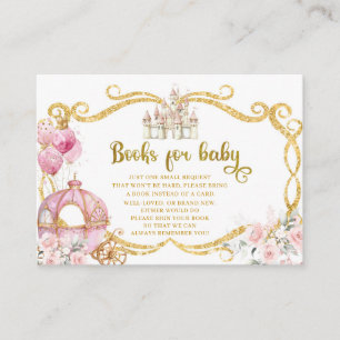 Royal Princess Pink Carriage Books for Baby Begleitkarte