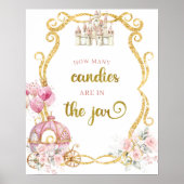 Royal Princess Pink Carriage Card and Gifts Poster (Vorne)