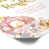 Royal Princess Pink Carriage Diaper Raffelposter Poster (Ecke)