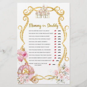 Royal Princess Pink Carriage Mommy oder Daddy Game