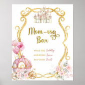 Royal Princess Pink Carriage Momosa Bar Poster (Vorne)