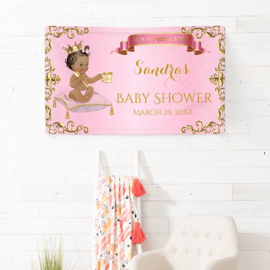 Royal Princess Pink Gold Banner (Insitu)