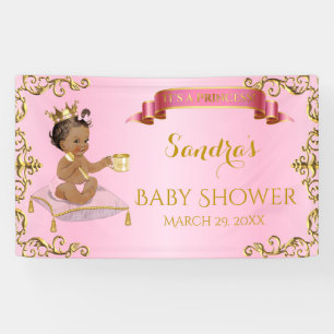 Royal Princess Pink Gold Banner