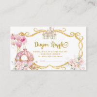 Royal Princess Pink Pumpkin Carriage Diaper Raffin