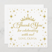 Royal Princess Vielen Dank Einladung (Vorne/Hinten)