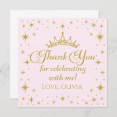 Royal Princess Vielen Dank Einladung (Vorne/Hinten)