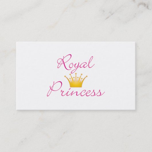Royal Princess Visitenkarte (Vorderseite)