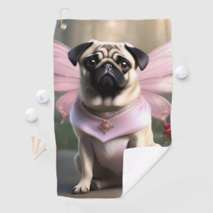 Royal Pug: Die Prinzessin-Feenkönigin der verzaube Golfhandtuch