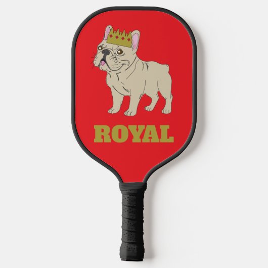 Royal Pup Pickleball Schläger (Rückseite)