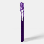Royal Purple Glitter Drips Glam Signature Case-Mate iPhone Hülle (Rückseite / Links)