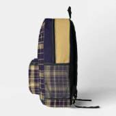 Royal Purple  Soft Gold Neutral White Washington  Bedruckter Rucksack (Rechts)