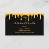 Royal Queen Bee Honey Beekeeper Farm Visitenkarte (Rückseite)