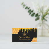 Royal Queen Bee Honey Beekeeper Farm Visitenkarte (Stehend Vorderseite)