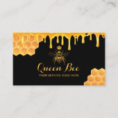 Royal Queen Bee Honey Beekeeper Farm Visitenkarte (Vorderseite)