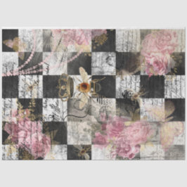 Royal Queen Bee Vintag Decoupage Tissue Paper Seidenpapier