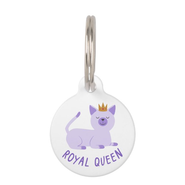 ROYAL QUEEN Cat Haustiermarke (Vorderseite)