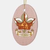 Royal Queen Mother Keramik Ornament (Links)