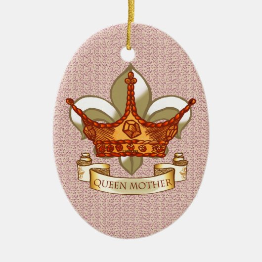 Royal Queen Mother Keramik Ornament (Vorne)