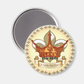 Royal Queen Mother Magnet (Vorderseite/Rückseite)