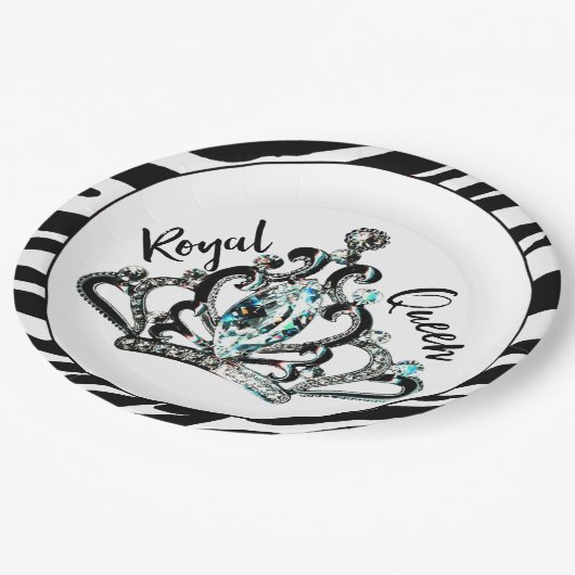 "Royal Queen" Party Teller (Schrägansicht)