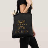 Royal Queen Text mit elegantem Crown Image Shoppin Tasche (Von Nahem)