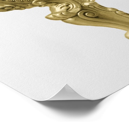 Royal Rabbit Poster (Ecke)