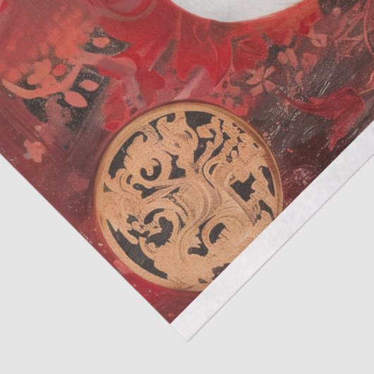 Royal Raven Romance Decoupage Seidenpapier (Ausschnitt)