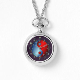 Royal Rebel - Lila Yin Yang Armbanduhr