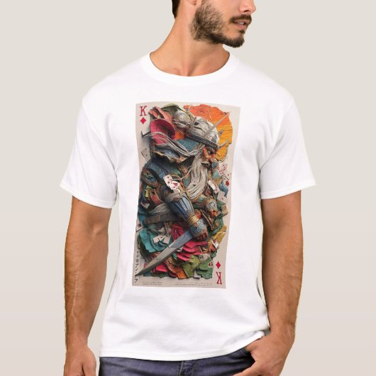 Royal Rebellion – Samurai Card Warriors Art Print  T-Shirt (Vorderseite)