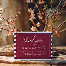 Royal Red and Blue Wedding Theme