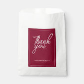 Royal Red and Blue Wedding Theme Geschenktütchen (Vorderseite)